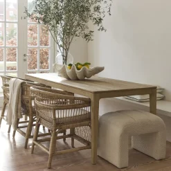 Rivièra Maison Rechte Eettafel|Eettafel Imola Mangohout