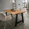 Artistiq Living Rechte Eettafel|Eettafel Karri Met A-poot, Acaciahout