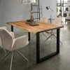 Artistiq Living Rechte Eettafel|Eettafel Karri Met U-poot, Acaciahout