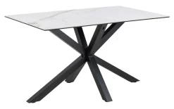 Bendt Rechte Eettafel|Eettafel Line Keramiek, 135 x 80cm