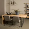 Tower Living Rechte Eettafel|Eettafel Lucca Teak