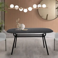 Artistiq Living Ovale Eettafel|Eettafel Lynzie Deens Ovaal, Keramiek, 150 x 90cm