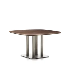 Kave Home Rechte Eettafel|Eettafel Melvar Walnootfineer Bruin