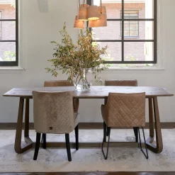 Rivièra Maison Organische Eettafel|Eettafel Miller 220 x 100cm Hout