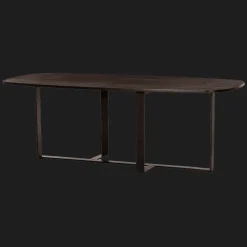 Tower Living Ovale Eettafel|Eettafel Mincio Eiken