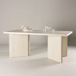 Nohr Rechte Eettafel|Eettafel Navarro MDF, 180 x 90cm