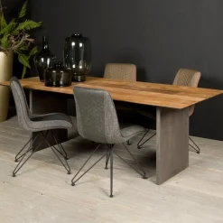 Tower Living Rechte Eettafel|Eettafel Ora Teak