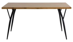 Artistiq Living Rechte Eettafel|Eettafel Orrin Eikenlook, 150 x 90cm