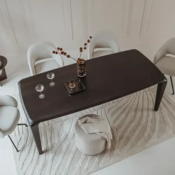 Tower Living Rechte Eettafel|Eettafel Ronta Mangohout