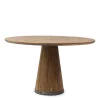 Rivièra Maison Ronde Eettafel|Eettafel Siroko Beach Gerecycled Eikenhout, 130cm