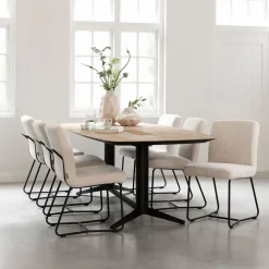 DTP Home Ovale Eettafel|Eettafel Soho Deens ovaal, Teakhout