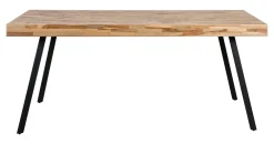 ZILT Rechte Eettafel|Eettafel Solveig Bruin