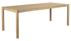 Zuiver Rechte Eettafel|Eettafel Sticks Essen en rubberhout