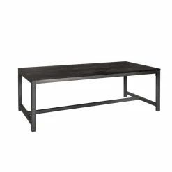 Tower Living Rechte Eettafel|Eettafel Ziano Visgraat, kleur zwart