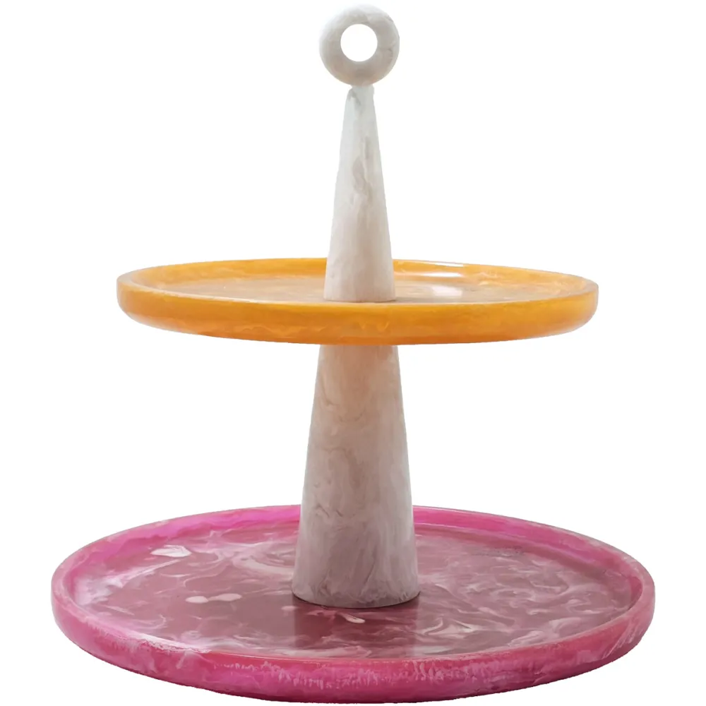 Richmond Interiors Keukengerei|Etagère Beccy 34cm, kleur Beige