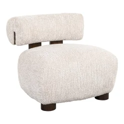 Richmond Interiors Fauteuil Stof / Textiel|Fauteuil Arabella Chenille, kleur Crème Cru00e8me