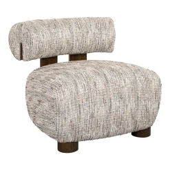 Richmond Interiors Fauteuil Stof / Textiel|Fauteuil Arabella Geweven, kleur Greige