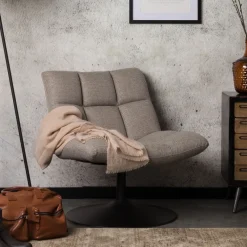 Dutchbone Fauteuil Stof / Textiel|Fauteuil Bar