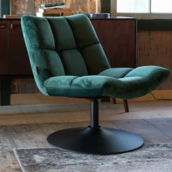 Dutchbone Fauteuil Stof / Textiel|Fauteuil Velvet / Fluweel|Fauteuil Bar Velvet