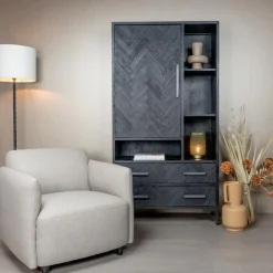 Tower Living Fauteuil Stof / Textiel|Fauteuil Bradfort Geweven