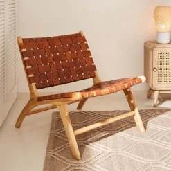 Kave Home Fauteuil Leer / Kunstleer|Fauteuil Calixta