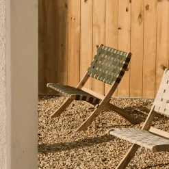 Kave Home Loungestoelen|Fauteuil Chabeli Acaciahout