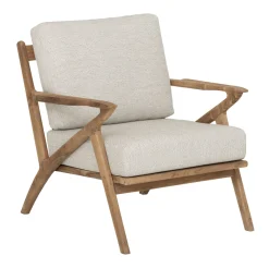 MUST Living Fauteuil Stof / Textiel|Fauteuil Charles Teakhout en stof