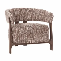Richmond Interiors Fauteuil Stof / Textiel|Fauteuil Dalara Geweven stof en beukenhout, kleur Hazel