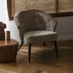 Dutchbone Fauteuil Stof / Textiel|Fauteuil Georgia Chenille