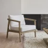 Rivièra Maison Fauteuil Stof / Textiel|Fauteuil Goa Essenhout