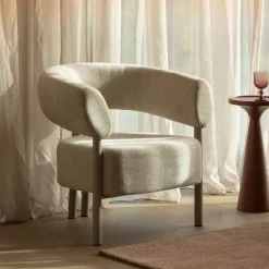 Zuiver Fauteuil Stof / Textiel|Fauteuil Heels Geweven stof