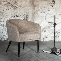 Nohr Fauteuil Stof / Textiel|Fauteuil Bouclé / Teddy|Fauteuil Jennilee Teddy