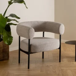 Bendt Fauteuil Stof / Textiel|Fauteuil Jhamal kleur Beige