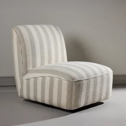 Nohr Fauteuil Stof / Textiel|Fauteuil Bouclé / Teddy|Fauteuil Kavitha Bouclé, kleur Wit/ Beige
