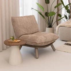 Zuiver Fauteuil Stof / Textiel|Fauteuil Bouclé / Teddy|Fauteuil Lazy Sack Teddy, kleur Beige