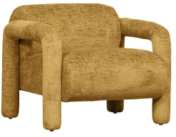 WOOOD Fauteuil Stof / Textiel|Fauteuil Velvet / Fluweel|Fauteuil Lenny Structure Velvet