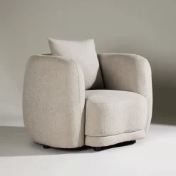 Nohr Fauteuil Stof / Textiel|Fauteuil Bouclé / Teddy|Fauteuil Macrina Bouclé, kleur Beige