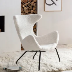 Artistiq Living Fauteuil Stof / Textiel|Fauteuil Bouclé / Teddy|Fauteuil Marly Teddy