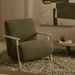 Kave Home Fauteuil Stof / Textiel|Fauteuil Meghan Chenille