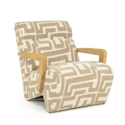 Eleonora Fauteuil Stof / Textiel|Fauteuil Bouclé / Teddy|Fauteuil Olek Graffic Bouclé