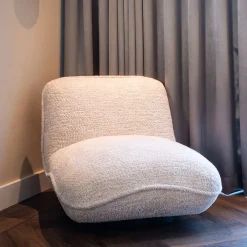 Richmond Interiors Fauteuil Stof / Textiel|Fauteuil Ophelia Chenille Cru00e8me