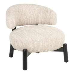 Richmond Interiors Fauteuil Stof / Textiel|Fauteuil Bouclé / Teddy|Fauteuil Ornella Bouclé, kleur Beige