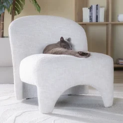 Eleonora Fauteuil Stof / Textiel|Fauteuil Bouclé / Teddy|Fauteuil Owen Grove Bouclé