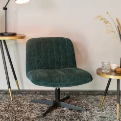 ZILT Fauteuil Stof / Textiel|Fauteuil Quintin Rib Groen