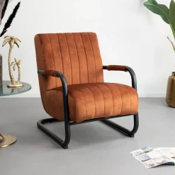 Sohome Fauteuil Stof / Textiel|Fauteuil Velvet / Fluweel|Fauteuil Raisa Velvet