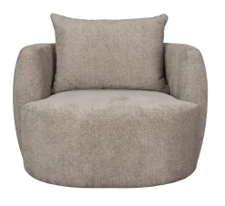 Dutchbone Fauteuil Stof / Textiel|Fauteuil Rocca Geweven stof