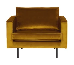 WOOOD Fauteuil Stof / Textiel|Fauteuil Velvet / Fluweel|Fauteuil Rodeo Velvet