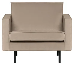 WOOOD Fauteuil Stof / Textiel|Fauteuil Velvet / Fluweel|Fauteuil Rodeo Velvet