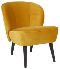 WOOOD Fauteuil Stof / Textiel|Fauteuil Velvet / Fluweel|Fauteuil Sara Velvet