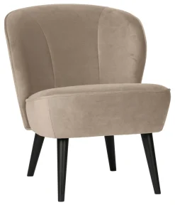 WOOOD Fauteuil Stof / Textiel|Fauteuil Velvet / Fluweel|Fauteuil Sara Velvet